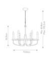 Capitol Pendant Lamp Brushed Nickel Steel