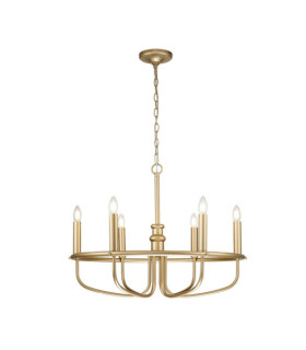 Capitol pendant light Steel Painted natural brass