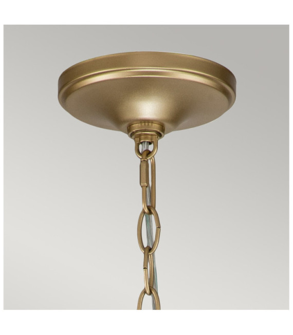 Lampada a sospensione Capitol Acciaio Ottone naturale verniciato