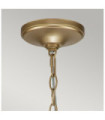 Capitol pendant light Steel Painted natural brass