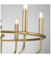Suspension Capitol Acier Laiton naturel peint