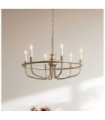 Capitol pendant light Steel Painted natural brass