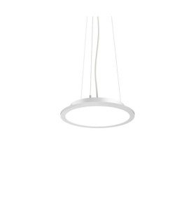 FLY LED-Pendelleuchte Metall, Kunststoff, Aluminium Mattweiß