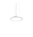 FLY LED pendant light Metal, plastic, aluminum Matt White