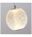 Allure pendant light Mild steel, acrylic Chrome