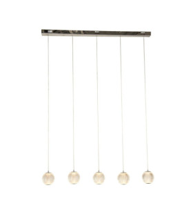 Allure pendant light Mild steel, acrylic Chrome