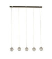 Allure pendant light Mild steel, acrylic Chrome