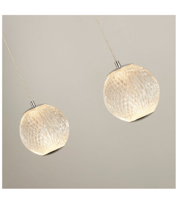 Suspension Allure Acier doux,acrylique Chrome