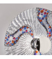 Applique murale design LUNA chrome 1 ampoule