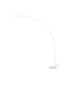 Comet Arched Floor Lamp White Metal
