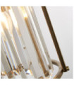 Suspension Victoria Acier doux Clair, laiton antique