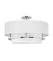 Graham Ceiling Light Steel Polished Nickel