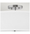 Graham Ceiling Light Steel Polished Nickel