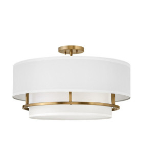 Graham Ceiling Light Steel Lacquered Brass