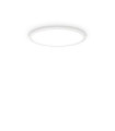 FLY LED ceiling light Metal, plastic, aluminum Matt White