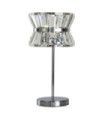 Uptown table lamp Mild steel, Clear crystal, chrome