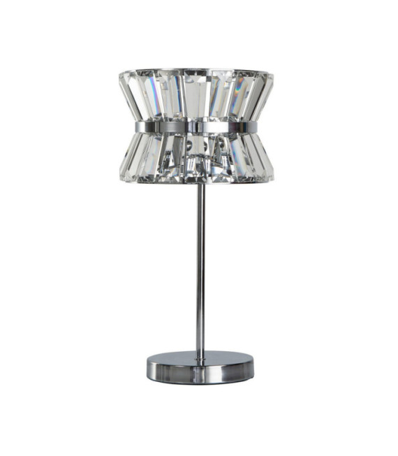 Uptown table lamp Mild steel, Clear crystal, chrome