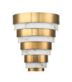 Hinkley wall light Steel, alabaster imitation Brass Heritage