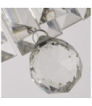 Empire ceiling light Mild steel Chrome, clear