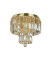Plafonnier Empire Acier doux,verre Laiton