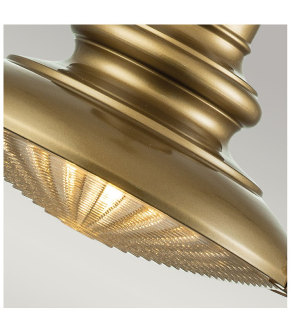 Lampada a sospensione per esterno Redding Vetro, Alluminio Verniciato bronzo invecchiato