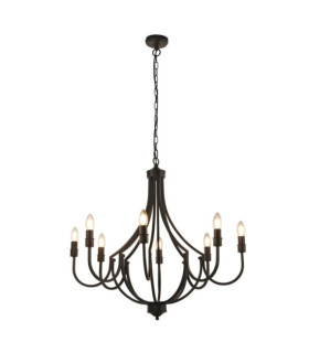 Suspension Lodge Acier doux Noir