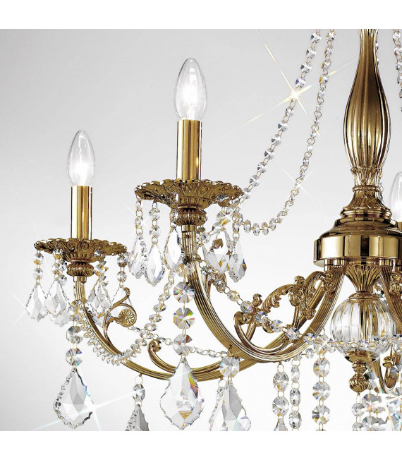 PISANI CRYSTAL Chandelier 5 lights - 4