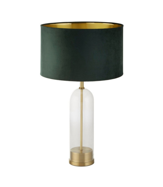 Lámpara de mesa Oxford Acero dulce, vidrio Latón