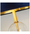 Lampe de table Oxford Acier doux,verre Laiton