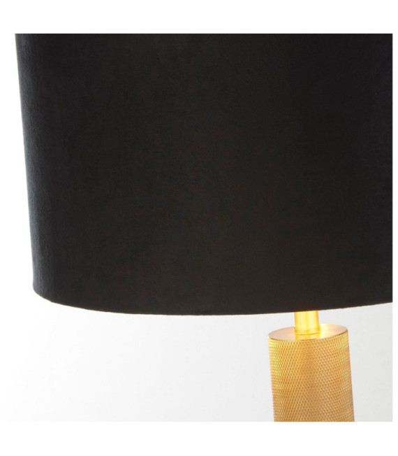 Lampada da tavolo London Acciaio dolce, tessuto ottone