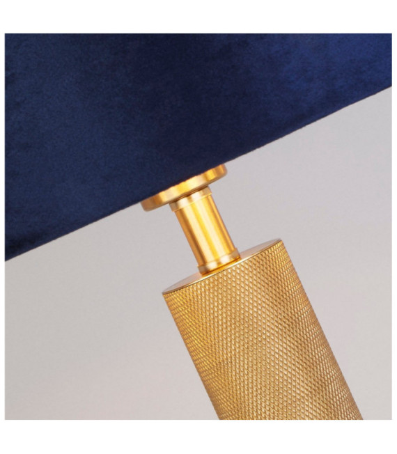 Lampada da tavolo London Acciaio dolce, tessuto ottone