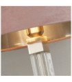 Lampe de table Scarborough Acier doux,cristal Laiton