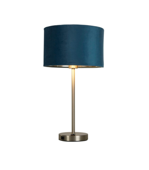 Lampada da tavolo Finn in acciaio dolce e ottone