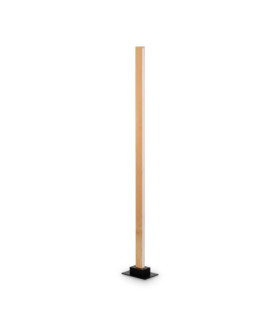 Lampada da terra LED CRAFT Vetro, Metallo, Legno Legno chiaro