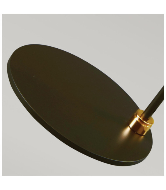 Lampe de table Balance Abat jour en acier Noir