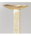 Lampadaire design DELPHI Or 24 Carats 4 ampoules