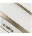 Ceiling light Fusion Opal Glass, Steel, Painted natural brass