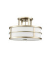 Ceiling light Fusion Opal Glass, Steel, Painted natural brass