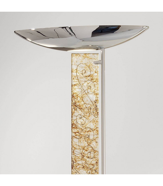 Lampadaire design DELPHI chrome 4 ampoules