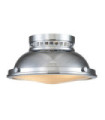 Plafonnier Amelia Diffuseur en acier,verre moulé Chrome poli