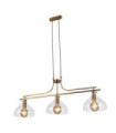 Suspension Margarita Acier doux,verre Laiton