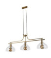 Suspension Margarita Acier doux,verre Laiton