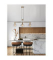 Suspension Margarita Acier doux,verre Laiton