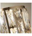 Bijou table lamp Mild steel, glass Antique Brass