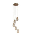 Suspension Cyclone Acier doux,verre,acrylique Bronze