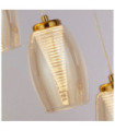 Suspension Cyclone Acier doux,verre,acrylique Bronze