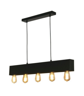 Suspension Piano Acier doux Noir