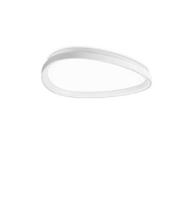 Gemini LED-Deckenleuchte aus Metall, weißem Kunststoff