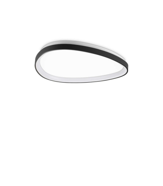 Plafonnier LED Gemini Métal,Plastique Noir