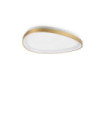 Plafonnier LED Gemini Métal,Plastique Laiton